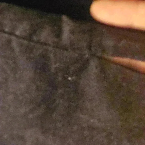 Talbots Hampshire Black Velveteen Flat Front Straight Leg Ankle Pants Plus 18W - Picture 6 of 15